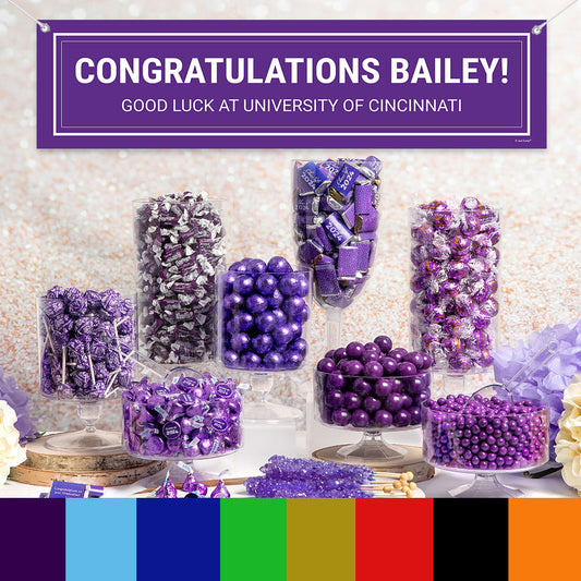 Personalized Graduation School Color Deluxe Candy Buffet - All Colors