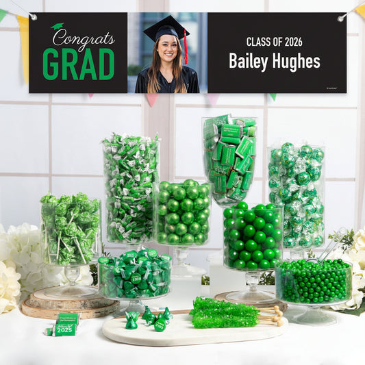 Personalize Graduation Photo Deluxe Candy Buffet - All Colors
