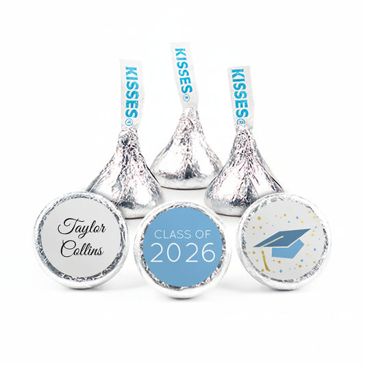 Graduation 3/4" Sticker Cap & Confetti (108 Stickers)