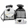 Personalized Graduation Cap & Confetti Hershey's Miniatures in XS Organza Bags with Gift Tag