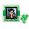 Personalized Graduation JUST CANDY® favor cube with Just Candy Milk Chocolate Minis