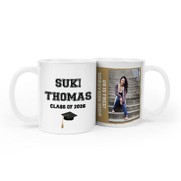 Personalized Graduation Coffee Mugs with Photo (11oz)
