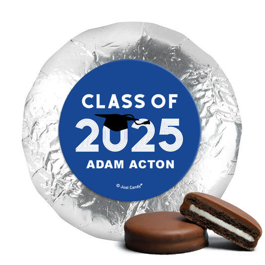 Personalized Graduation Grad Cap Milk Chocolate Covered Oreos