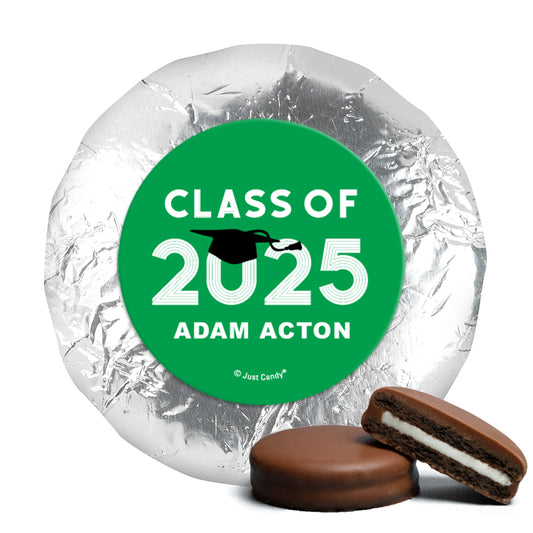 Personalized Graduation Grad Cap Milk Chocolate Covered Oreos