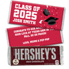 Personalized Graduation Hershey's Milk Chocolate Bar -Grad Cap Toss