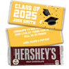 Personalized Graduation Hershey's Milk Chocolate Bar -Grad Cap Toss