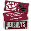 Personalized Graduation Hershey's Milk Chocolate Bar -Grad Cap Toss