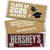 Personalized Graduation Hershey's Milk Chocolate Bar -Grad Cap Toss