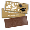 Personalized Graduation Embossed Chocolate Bar -Grad Cap Toss