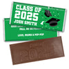 Personalized Graduation Embossed Chocolate Bar -Grad Cap Toss