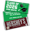Personalized Graduation Hershey's Milk Chocolate Bar -Grad Cap Toss