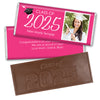 Personalized Graduation with Photo Embossed Chocolate Bar - Solid Color