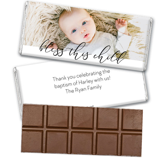 Personalized Religious Little Darling Blessings Hershey's Milk Chocolate Bar