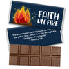 Personalized Religious Bonfire Night of Worship Hershey's Milk Chocolate Bar