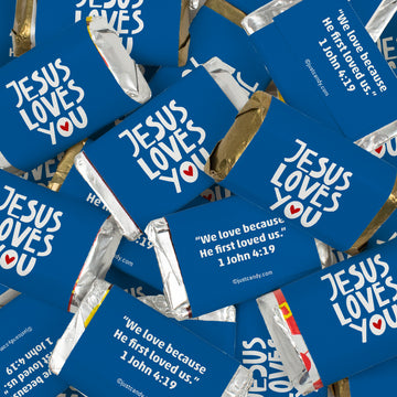 Personalized Vacation Bible School Jesus Loves You Hershey's Miniatures