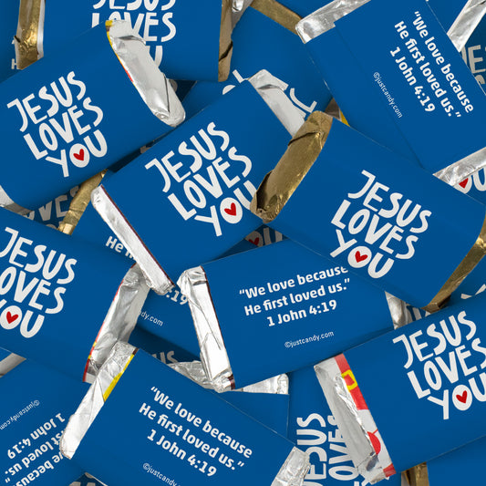 Personalized Vacation Bible School Jesus Loves You Hershey's Miniatures