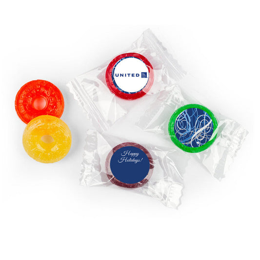 Personalized Christmas Ribbons Life Savers 5 Flavor Hard Candy