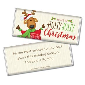 Personalized Christmas Hershey's Hershey's Milk Chocolate Bar & Wrapper