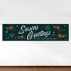 Personalized Holiday Pointsettia Seasons Greetings 5 Ft. Banner