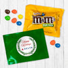 Personalized Happy Holidays Winter Greenery Candy Favor Bag - M&Ms or Skittles