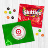 Personalized Christmas Confetti Logo Candy Favor Bag - M&Ms or Skittles