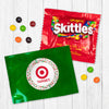 Personalized Christmas Confetti Logo Candy Favor Bag - M&Ms or Skittles
