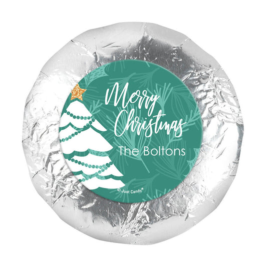 Personalized Oh Christmas Tree 1.25" Stickers (48 Stickers)
