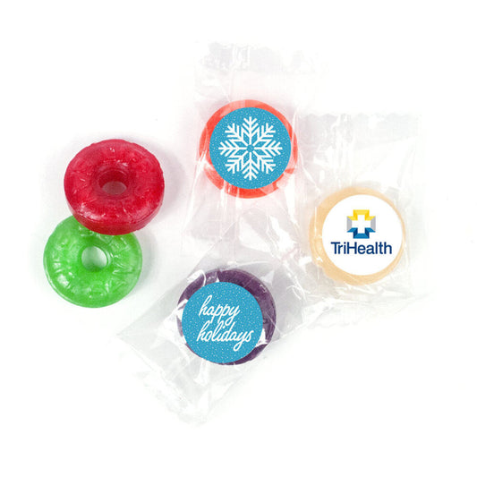 Personalized Christmas Wintry Wishes Life Savers 5 Flavor Hard Candy