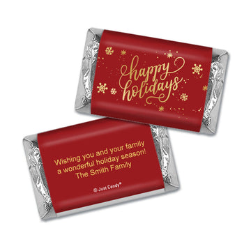 Personalized Happy Holidays Add Your Logo Hershey's Miniatures
