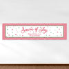 Personalized Christmas Season of Joy 5 Ft. Banner