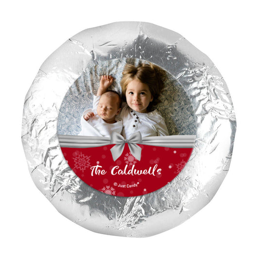 Personalized Christmas Welcoming Joy 1.25" Stickers (48 Stickers)