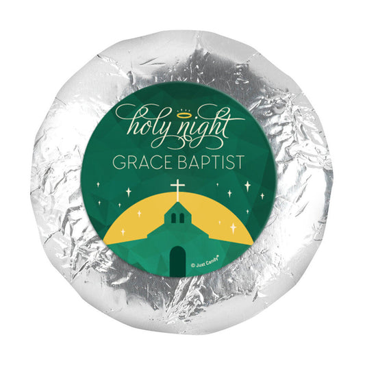 Personalized Christmas Holy Celebration 1.25" Stickers (48 Stickers)