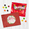 Personalized Spirited Christmas Candy Favor Bag - M&Ms or Skittles