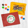 Personalized Christmas Botanicals Candy Favor Bag - M&Ms or Skittles