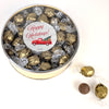 Happy Holidays Dubai Chocolate Truffles Gift Tin - Red Truck