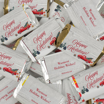 Merry Christmas Wrapped Hershey's Miniatures