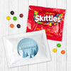 Personalized Snowy Field Season's Greeting Candy Favor Bag - M&Ms or Skittles