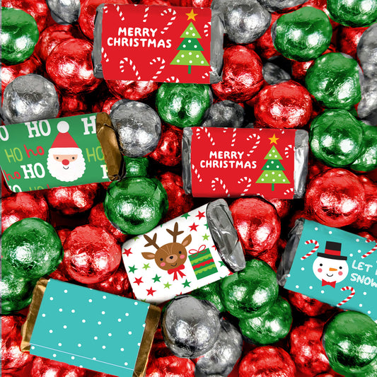Christmas Santa and Friends Chocolate Candy Mix by Just Candy