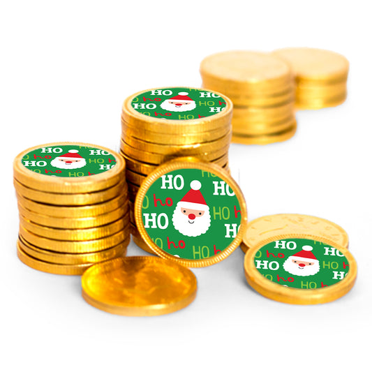 Ho! Ho! Ho! Santa Claus Milk Chocolate Coins