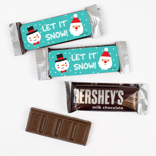 Let It Snow! Hershey's Snack Size Milk Chocolate Bars