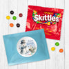 Watercolor Snowman Christmas Candy Favor Bag - M&Ms or Skittles