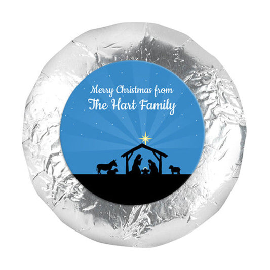 Personalized Christmas O' Holy Night 1.25" Stickers (48 Stickers)