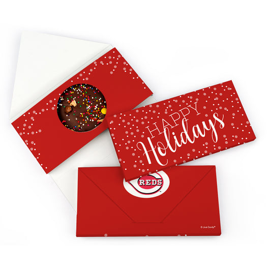 Personalized Christmas Simple Holidays Add Your Logo Gourmet Infused Belgian Chocolate Bars (3.5oz)