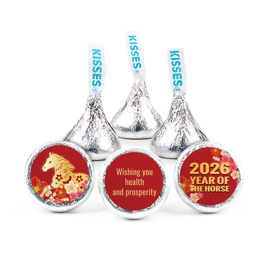 Chinese New Year 3/4" Sticker Plum Blossoms (108 Stickers)