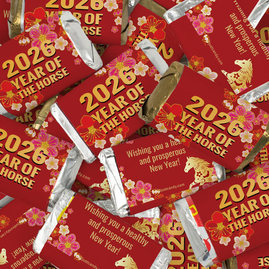 Chinese New Year Wrapped Hershey's Miniatures Candy Mix