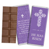 Personalized Easter Purple Cross Hershey's Milk Chocolate Bar & Wrapper