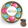 Add Your Logo Easter Cross Chocolate Covered Oreo Cookies Gift Tin