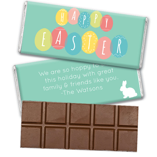 Personalized Easter Egg Party Hershey's Milk Chocolate Bar & Wrapper