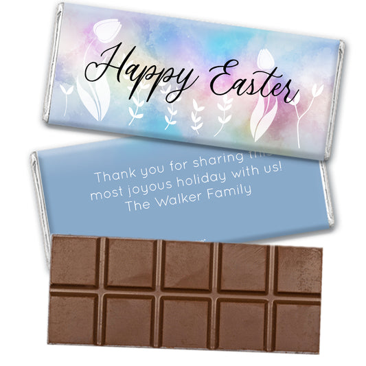 Personalized Easter Timeless Tulips Hershey's Milk Chocolate Bar