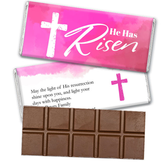 Personalized He Has Risen Easter Celebration Hershey's Milk Chocolate Bar